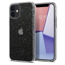 Spigen iPhone 12 Mini Suojakuori Liquid Crystal Glitter Crystal Quartz