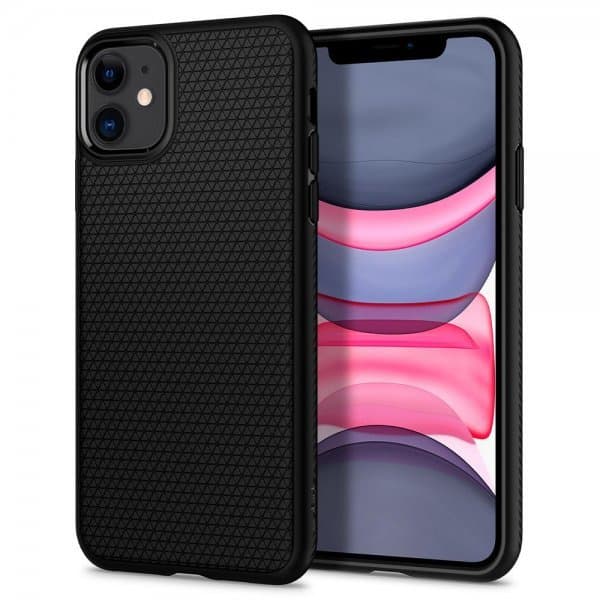 Spigen iPhone 11 Skal Liquid Air Matte Black