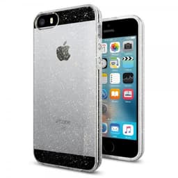 Spigen Liquid Air Deksel till iPhone 5 / 5S / SE 2016 Glitter Klar