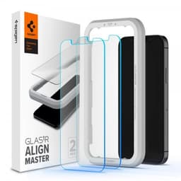 Spigen iPhone 12 Mini Skærmbeskytter GLAS.tR ALIGNmaster FC 2-pak