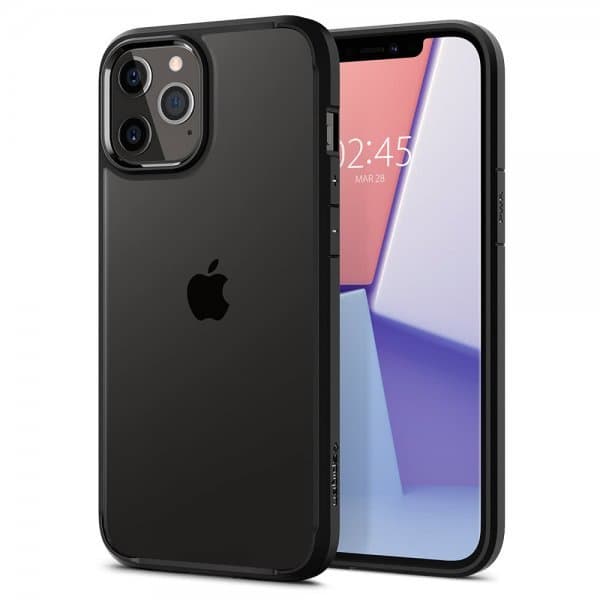 Spigen iPhone 12/iPhone 12 Pro Cover Ultra Hybrid Mate Black
