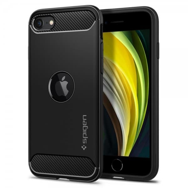 Spigen iPhone 7/8/SE Cover Rugged Armor Mate Black