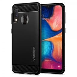 Spigen Samsung Galaxy A20E Deksel Rugged Armor Matte Black