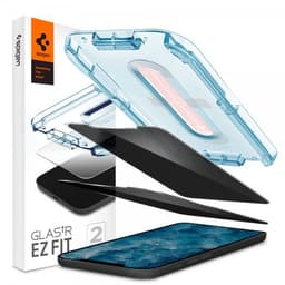 Spigen iPhone 12/iPhone 12 Pro Skjermbeskytter GLAS.tR EZ Fit Privacy 2-pakning