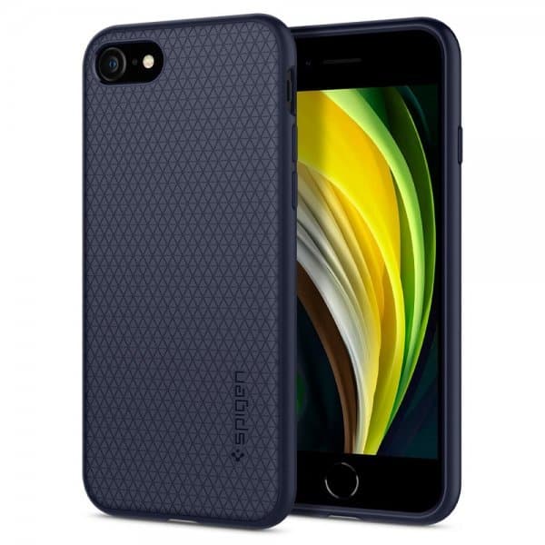 Spigen iPhone 7/8/SE Cover Liquid Air Midnight Blue