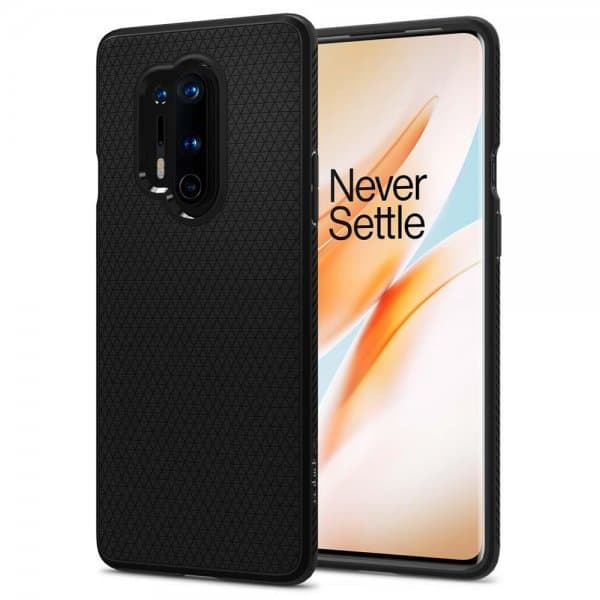 Spigen OnePlus 8 Pro Skal Liquid Air Matte Black
