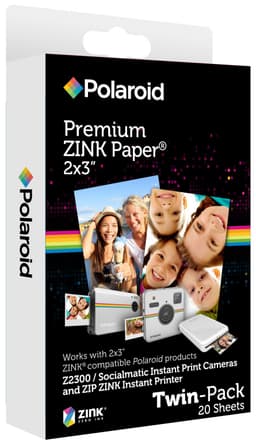 Polaroid ZINK Fotopapper 2x3" (tvåpack)