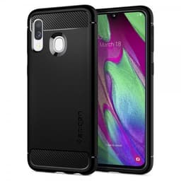 Spigen Samsung Galaxy A40 Deksel Rugged Armor Matte Black