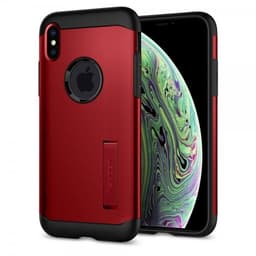 Spigen iPhone X/Xs Deksel Slim Armor Merlot Red