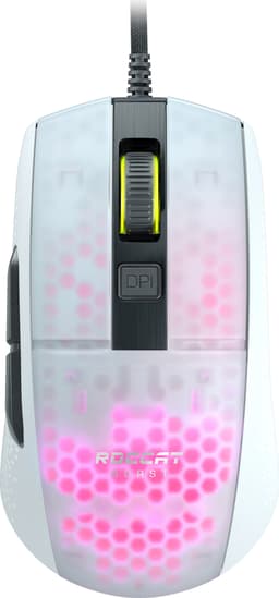 Roccat Burst Pro Optical RGB AIMO gaming mus (hvid)