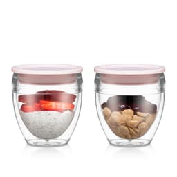 Bodum 2 st dubbelväggiga tumblerglas PAVINA TO GO 0.2 L