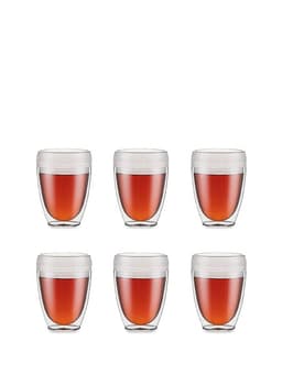 6 stk tumblerglass med doble vegger Bodum PAVINA OUTDOOR