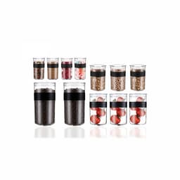 12 stk. opbevaringssæt. 4 x 0.25 l Bodum PRESSO