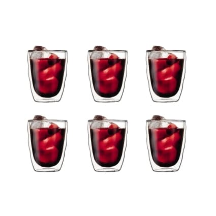 6 stk. glas Bodum PILATUS
