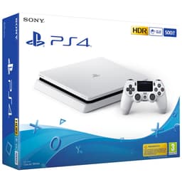 PlayStation 4 Slim 500 GB (2017) (hvit)