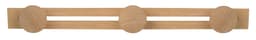 Knopplist med 3 × Ø 45 mm-knoppar - ek