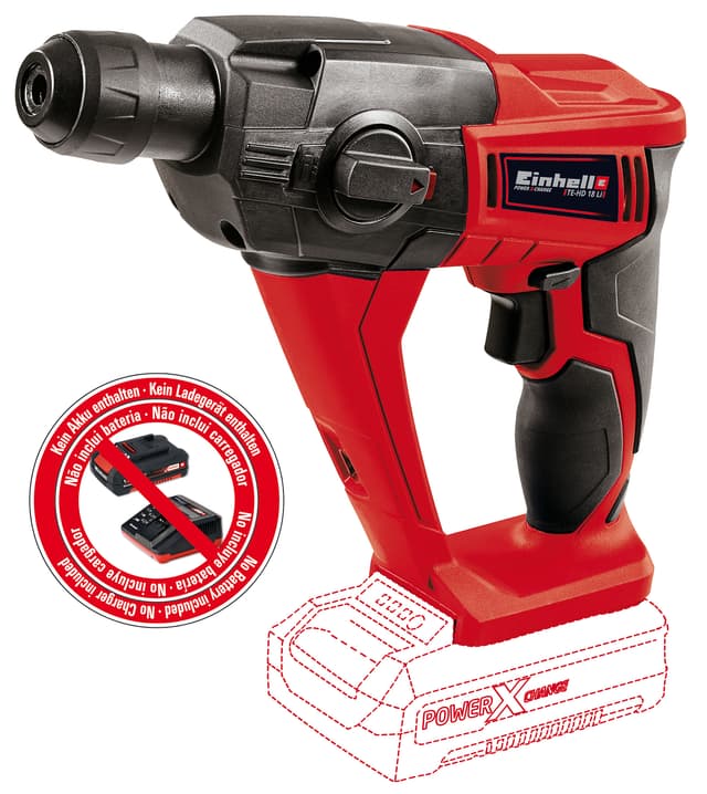 Batteridriven borrhammare 18 V Li-jon Solo - TE-HD 18