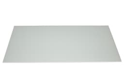 Stänkskiva vit frostat härdat glas 800x300 mm