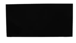 Stänkskydd svart härdat glas 600x300 mm