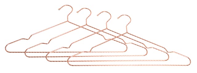 Kleshenger, flettet, bronse - 4-pk
