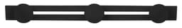 Knopplist med 3 × Ø 45 mm-knoppar - svart ek