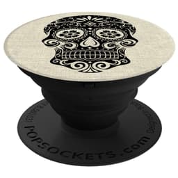 Popsockets greb til mobile enh. (sugarskull on linen)