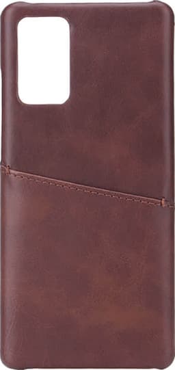 Onsala Samsung Galaxy Note20 leather kortfodral (brun)