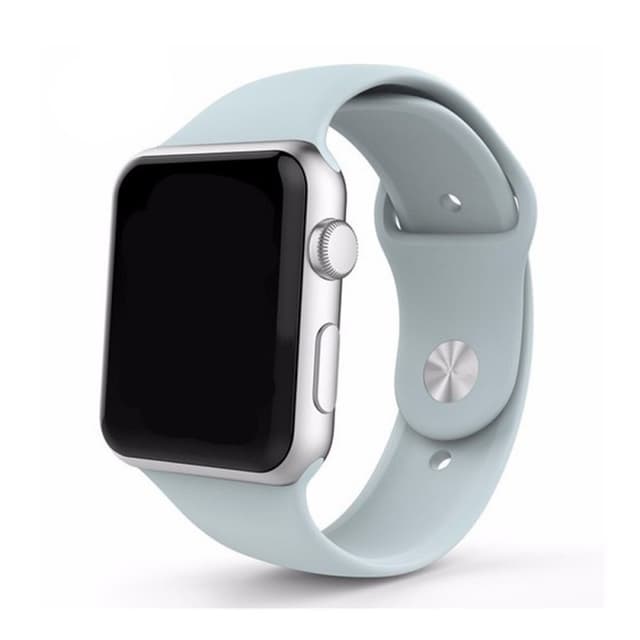 Apple Watch 42mm Sportband vaaleansininen
