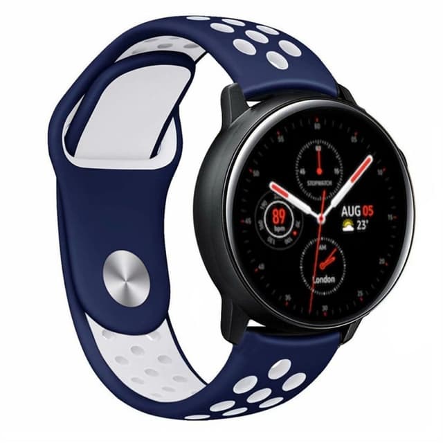 EBN Armband Samsung Galaxy Watch Active 2 - Blå/vit