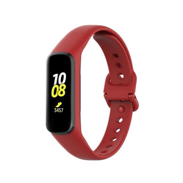 Sport rannekoru silikoni Samsung Galaxy Fit E (SM-R375) - punainen