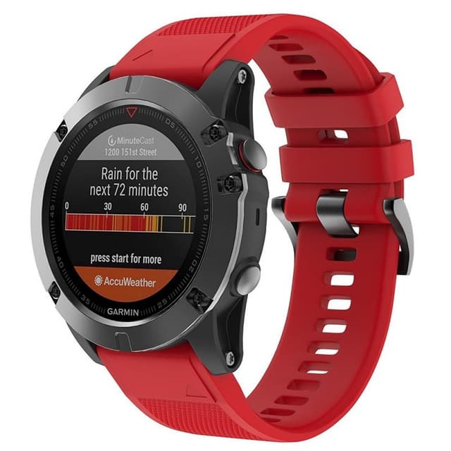 Sport Rannekoru Garmin Fenix Fenix 3 / 5X / 5X Plus - punainen