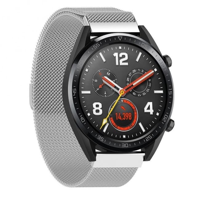 Milanese RSF stål Huawei Watch GT / Magic / TicWatch Pro - Silver