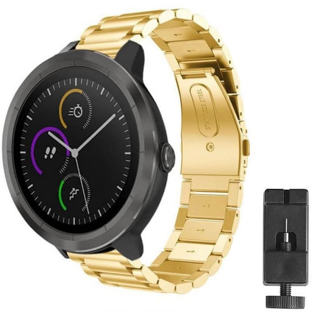 Rannekoru ruostumatonta terästä Garmin VivoActive 3 - kulta