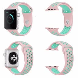 Apple Watch 42mm Sport Rannekoru Vpunainen-Vihreä