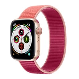 Apple Watch 5 (44mm) Nylon Armbånd - Pomegranate