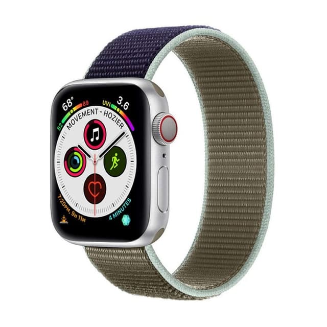 Apple Watch 5 (40 mm) nylonrannekoru - Khaki Blue