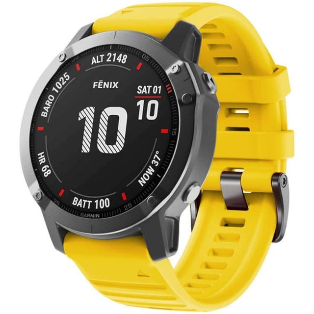 Sport Rannekoru Garmin Fenix 6 - keltainen