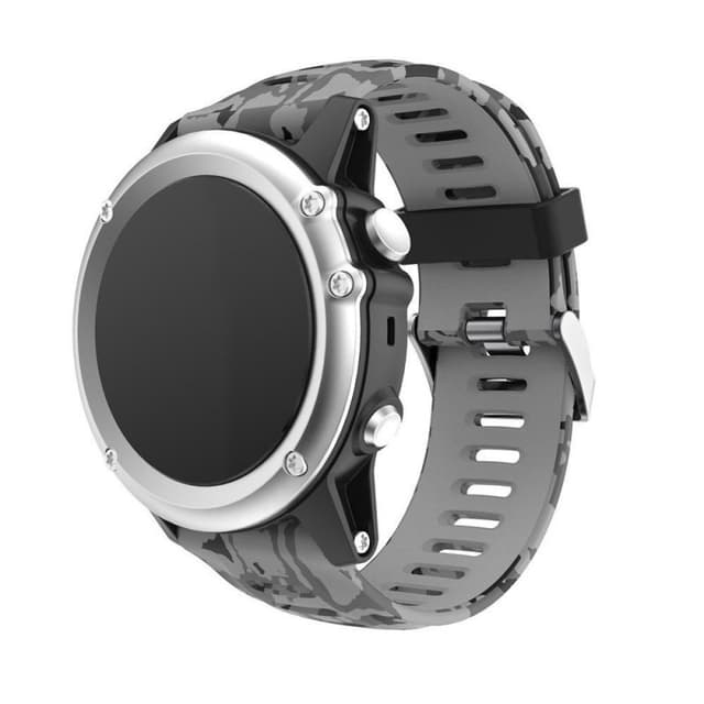 Camo-rannekoru Garmin Fenix 3 / 5X / 5X Plus - harmaa