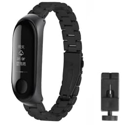 Armbånd RSF stål Xiaomi Mi Band 3/4 - Svart