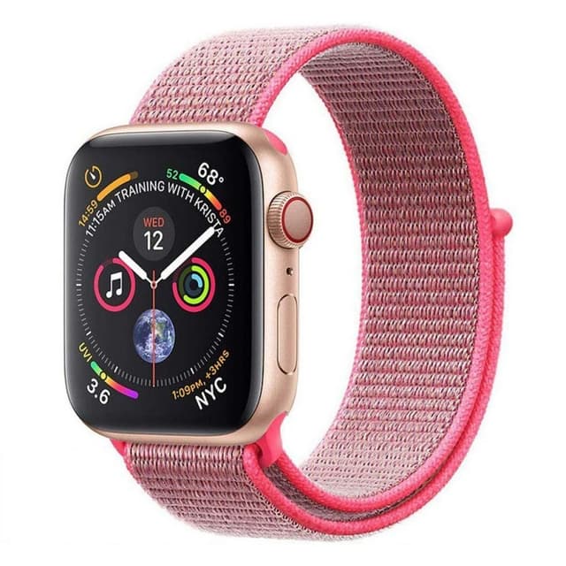 Apple Watch 4 (44 mm) nylonrannekoru - Hot Pink