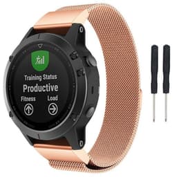 Milanese RSF stålarmbånd Garmin Fenix 3 / 5X / 5X Plus - Rosè