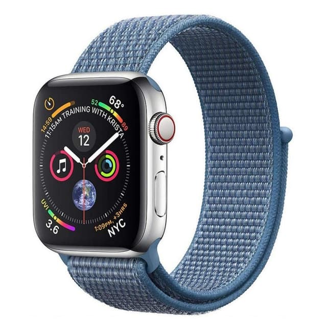 Apple Watch 4 (44mm) Nylon armbånd - Cap Cod Blue