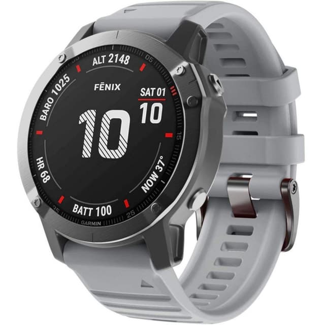 Sport Rannekoru Garmin Fenix 6X - harmaa