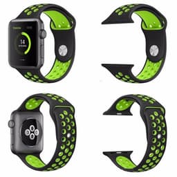 Apple Watch 38mm Sport rannekoru musta-vihreä