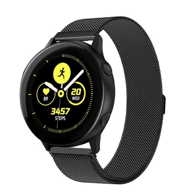 Milanese RSF teräsrannekoru Samsung Galaxy Watch Active - musta
