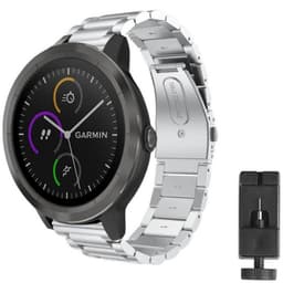 Armband rostfritt stål Garmin VivoActive 3 - Silver