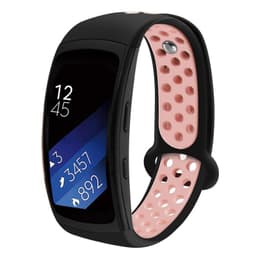 EBN-armbånd Samsung Gear Fit 2/2 Pro - svart / rosa