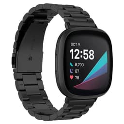 Armband rostfritt stål Fitbit Sense - Svart