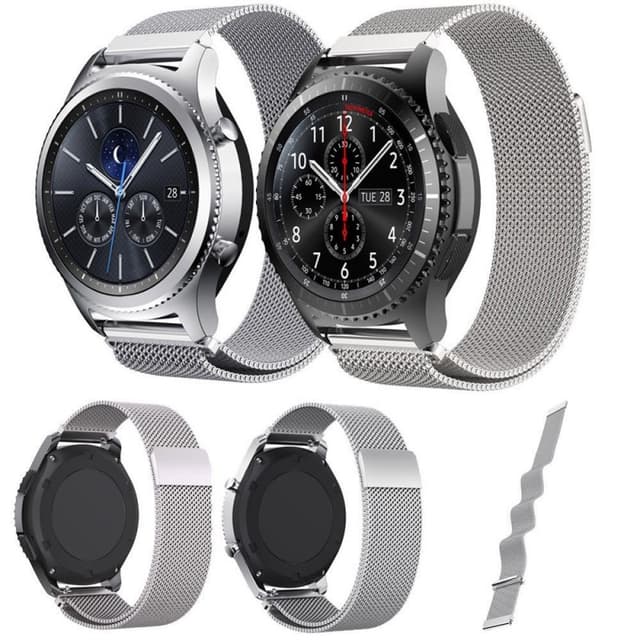 Milanese magnetic Samsung Gear S3 Frontier/Classic (Silver)