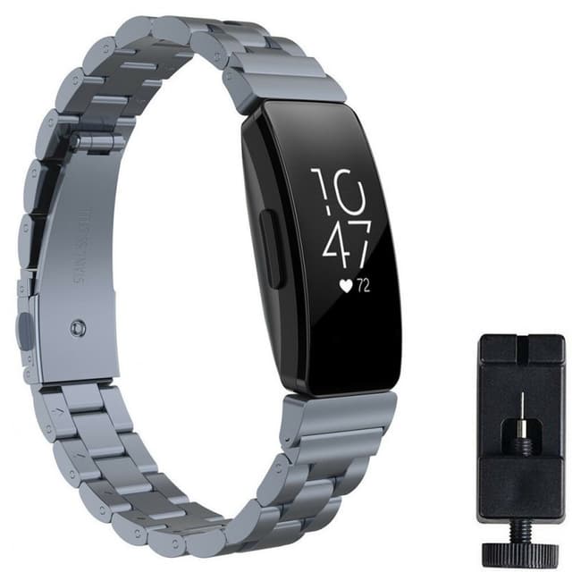Rustfritt stål armbånd FITBIT Inspire / Inspire HR - Grå